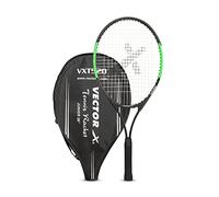 Vector X VXT-520 Strung Tennis Racquet | Strung | Lightweight | Heavy Construction | Shock Absorption Effect|Strong Impact Resistance | Head Shape: Oval Shape