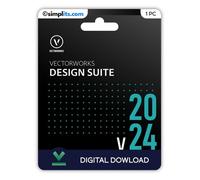 VectorWorks Design Suite 2024 SP6 - Version Anglaise (Windows) - Activation Perpétuelle - À Téléchargement - 1 PC