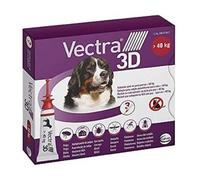 VECTRA 3D CHIEN ( plus de 40 kg) 4 pipettes