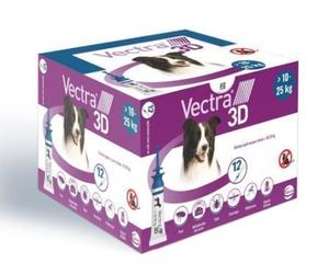Vectra® 3D solution spot-on pour chiens > 10-25 kg - 12 pipettes Pipette(S) Unidose(S) 1 pc(s)
