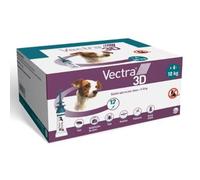 Vectra® 3D – Solution spot-on pour chiens 4–10 kg – 12 pipettes
