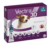 Vectra 3D Solution Spot-on pour Chiens > 4-10 kg - 3 pipettes