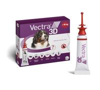 Vectra 3D Solution Spot-on pour Chiens > 40 kg - 3 pipettes