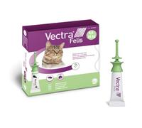 Ceva Vectra Felis – Pipettes unidoses 3 ml, solution spot-on pour chats (3 pipettes)