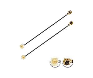 Vecys 2 Pièces U.F.L1 Mâle vers U.F.L1 Femelle Câble de Rallonge 2" /5CM 1.13mm à Faible Perte Câble D'extension