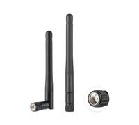 Vecys 2PCS Double Bande WiFi Antenne 2.4GHz 5GHz 5.8GHz 1.5dBi MIMO RP-SMA Mâle Antenne pour WiFi Router Wireless LAN Card PCIe Card Router Video Surveillance Monitor