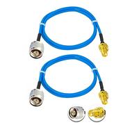 Vecys 2PCS SMA Femelle vers N Type Mâle Câble Coaxial RF N Type RF Coaxial Pigtail Câble 20" /50CM RG405 SMA Mâle 50 Ohm Câble D'extension à Faible Perte