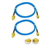 Vecys 2PCS SMA Mâle à SMA Femelle Câble Coaxial RF 50 Ohm 20" /50CM RG405 RF Coax Coaxtail Câble