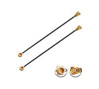 Vecys 2PCS U.F.L1 Câble Mâle vers U.F.L1 Femelle Câble de Rallonge 4" /10CM 1.37mm à Faible Perte D'extension