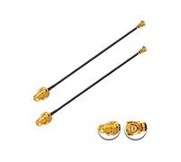 Vecys 2PCS U.F.L1 vers SMA Femelle Câble Coaxial Faible Perte 2" /5CM U.F.L1 1.37mm Mini-Coaxial Pigtail Cable pour Routeurs Sans fil Mini PCIE Network Cards PCI Wi-Fi WAN Repeater