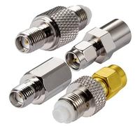 Vecys 4G d'antenne Adaptateur SMA à FME Adaptateur 4 Kit pour 2G 3G 4G LTE Antenne Routeur UMTS Mobile Broadband WLAN Wireless (4 Pièces)