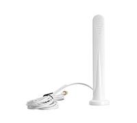 Vecys 4G LTE Antenne SMA Mâle Connecteur 8DBi GSM/3G/4G/5G Omnidirectionnelle étanche à Ventouse Antenne avec Base Magnétique Câble RG174 3M(Blanc)