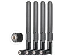 Vecys 4PCS 4G LTE Antenne 8dBi Externe RP-SMA Mâle Antenne Compatible avec 4G LTE Routeur CPE sans Fil Hotspot Passerelle Cellulaire Routeur Modem