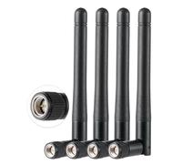 Vecys 4PCS Double Bande WiFi Antenne 2.4GHz 5GHz 5.8GHz 1.5dBi MIMO SMA Mâle Antenne pour WiFi Router Wireless LAN Card PCIe Card Router Video Surveillance Monitor