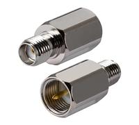Vecys Adaptateur d'Antenne 4G Adaptateur SMA Femelle vers FME Mâle pour Antennes 2G 3G 4G LTE Routeurs Mobile Broadband WLAN Wireless(2 Pièces)