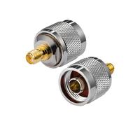 Vecys Adaptateur RP-SMA Femelle vers Type N Mâle WiFi Antenne Adaptateur pour WLAN Outdoor Antenne WLAN 4G WiFi Routeur sans Fil Routeur Bluetooth (2 pièces)