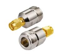 Vecys Adaptateur SMA Mâle vers N-Type Femelle pour Câble d'Antenne Wi-FI WLAN Routeur WiFi (2 Pièces)