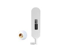Vecys Antenne Bi-Bande WiFi 2.4GHz 5.8GHz Antenne Omnidirectionnelle 12dBi à Haut Gain pour Bâton de Colle à Connecteur Mâle SMA pour Carte Réseau sans Fil pour Routeur WiFi(Blanc,1PCS)