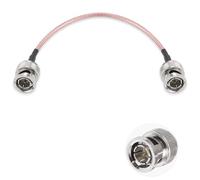 Vecys BNC Mâle vers BNC Mâle Câble 75 Ohm HD-SDI RG179 RF Coaxial avec Connecteur Pigtail 6"/15cm pour VCR Caméra Radio CB Marine Moniteur CCTV