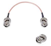 Vecys Câble BNC Mâle à BNC Mâle 50ohm RG316 RF Coaxial Pigtail Jumper Cable 12"/30cm pour Antennes RF Ham Radio Handheld