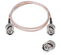 Vecys Câble BNC Mâle à BNC Mâle 50ohm RG316 RF Coaxial Pigtail Jumper Cable 23.6"/60cm pour Antennes RF Ham Radio Handheld