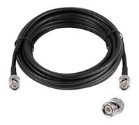 Vecys Câble BNC Mâle à BNC Mâle 50ohm RG58 RF Coaxial Pigtail Jumper Cable 16.4ft/5m pour Antennes RF Ham Radio Handheld