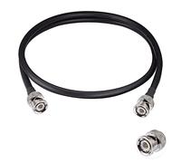 Vecys Câble BNC Mâle à BNC Mâle 50ohm RG58 RF Coaxial Pigtail Jumper Cable 3ft/1m pour Antennes RF Ham Radio Handheld