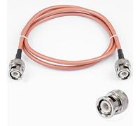 Vecys Câble BNC Mâle vers BNC Mâle 50ohm BNC Mâle vers Mâle RG400 RF Coaxial Pigtail Jumper Cable 3ft / 1m pour Antennes RF Ham Radio Handheld