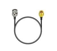 Vecys Câble Coaxial RF SMA Mâle vers BNC Femelle RG174 30CM/12IN pour Talkie-Walkie Antennes Radioamateurs PC LAN USB