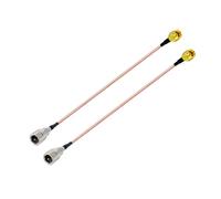 Vecys Câble Coaxial RF SMA Mâle vers FME Mâle RG316 15cm/6inch pour Routeurs Antennes 2G 3G 4G LTE Haut Débit Mobile WLAN Sans Fil (2 Pièces)