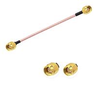 Vecys Câble d'extension SMA mâle vers SMA Mâle Câble de Queue de Cochon d'antenne WLAN RG316 6"/15CM pour Réseau Sans Fil WiFi 2G 3G 4G Routeur d'antenne GSM Bluetooth WLAN LAN