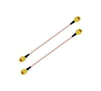 Vecys Câble Prise SMA Câble Antenne SMA Câble Antenne Dab + WLAN RG316 15 CM/6 Pouces pour WLAN 2G 3G 4G Routeur Antenne GSM Bluetooth WLAN LAN SDR FPV 2 Pièces