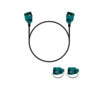 Vecys Fakra Z Femelle vers Femelle RF Coaxial Câble 12IN/30CM Fakra Z Câble D'extension D'antenne RG174 pour Véhicule pour Stéréo Voiture GPS Navigation