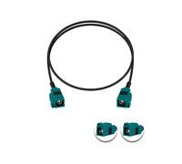 Vecys Fakra Z Femelle vers Femelle RF Coaxial Câble 20IN/50CM Fakra Z Câble D'extension D'antenne RG174 pour Véhicule pour Stéréo Voiture GPS Navigation