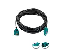 Vecys Fakra Z Mâle vers Femelle RF Coaxial Câble 16.4FT/5M Fakra Z Femelle vers Mâle Câble D'extension D'antenne RG174 pour Véhicule pour la Navigation GPS de L'autoradio