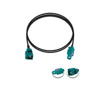 Vecys Fakra Z Mâle vers Femelle RF Coaxial Câble 3.3FT/1M Fakra Z Femelle vers Mâle Câble D'extension D'antenne RG174 pour Véhicule pour la Navigation GPS de L'autoradio