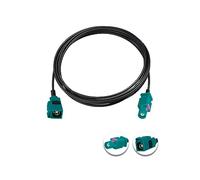 Vecys Fakra Z Mâle vers Femelle RF Coaxial Câble 6.6FT/2M Fakra Z Femelle vers Mâle Câble D'extension D'antenne RG174 pour Véhicule pour la Navigation GPS de L'autoradio