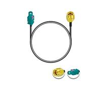 Vecys Fakra Z Mâle vers SMA Mâle RF Coaxial Câble 12IN/30CM Câble SMA vers Fakra Z RG174 pour la Navigation GPS Stéréo de Voiture
