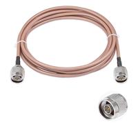 Vecys N à N Mâle Cavalier Câble Coaxial à Faible perte RG400 10FT/3M pour 3G 4G 5G LTE Antenne Jambon Radio GPS WiFi