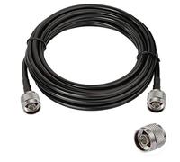 Vecys N Mâle à N Mâle Câble Coaxial à Faible Perte RG58 16.4FT/5M pour 3G 4G 5G LTE Antenne Radio GPS WiFi