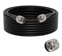 Vecys N Mâle à N Mâle Câble Coaxial à Faible Perte RG58 32.8FT/10M pour 3G 4G 5G LTE Antenne Radio GPS WiFi