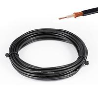 Vecys RG174 RF Câble Coaxial Noir 50 Ohm 16.4FT/5M