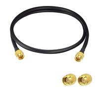 Vecys SMA Câble d'extension d'antenne SMA Mâle vers Mâle Câble de Queue d'antenne WLAN RG58 3ft/1M pour Réseau Sans Fil WiFi 2G 3G 4G Routeur GSM Bluetooth WLAN LAN