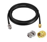 Vecys SMA Mâle vers BNC Mâle Câble Coaxial RF 50ohm SMA vers BNC RG58 Câble de Raccordement 23.6"/60CM pour Antennes Radio Amateur Appareils LAN Sans Fil Radios Wi-Fi