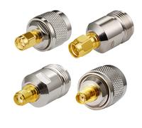 Vecys SMA vers Type N Adaptateur 4 Kit pour Câble d'antenne Wi-FI Routeur WLAN (4 Pièces)