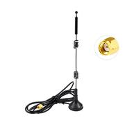 Vecys WiFi Antenne 2,4 G / 5 G / 5,8 G Double Fréquence 12 dBi MIMO Omnidirectionnel Signal Base Magnétique RP-SMA Adaptateur 1,5 M 4,9 Pieds