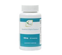 VED L-Glutathion réduit, Collage, Comprimés de vitamine C | 1000 mg x 90 comprimés