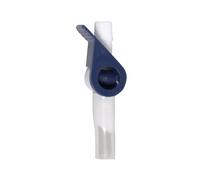 Ved Lot de 10 valves de cathéter pour l'évacuation de l'urine, robinet à levier confortable et facile à utiliser avec bords lisses et tube en silicone souple - une alternative efficace aux sacs de