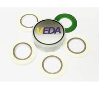 VEDA® Set de 5 Rubans de Masquage Courbe - 2 à 10 mm - Bande Cache Précise pour Modélisme, Aérographe & Loisirs Créatifs