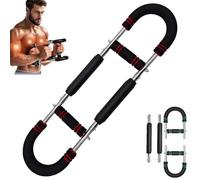 Vedaeyer Twister Arm Trainer - 2025 New Vedaeyer Chest Machine , 60-110 LB Adjustable Chest Workout Equipment,Home Strength Trainer with Anti-Slip Handles Three Level Adjustable Design (Red)